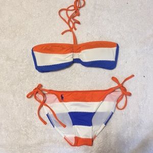 Ralph Lauren bathing suit top and bottom